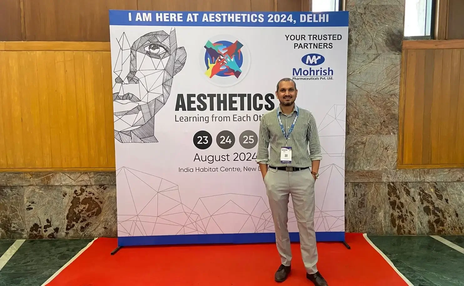 Dr. Anil Kumar Kaler at Aesthetics 2024 in New Delhi