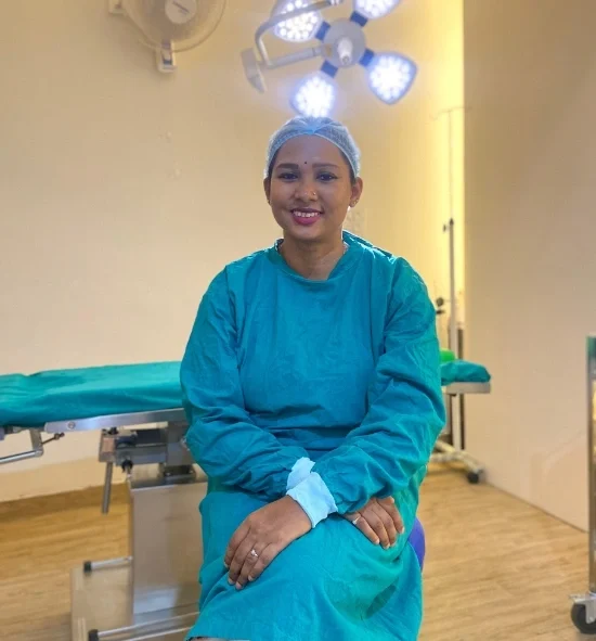 Dr. Purodha Prasad at Vanya Clinic, Delhi in Operation Theatre