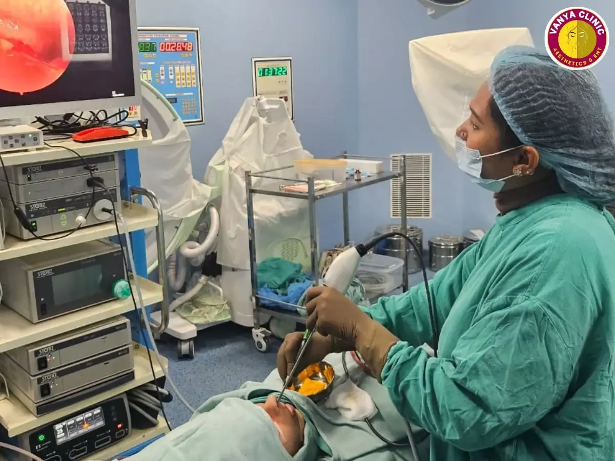 Dr. Purodha Prasad doing Nose surgery in South Delhi.